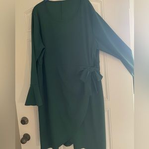 Emerald green dress